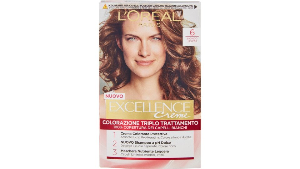 L'Oréal Paris Excellence, Crema colorante triplo...