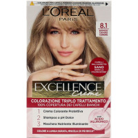 L'Oreal excellence n.8,1 biondo chiaro cenere