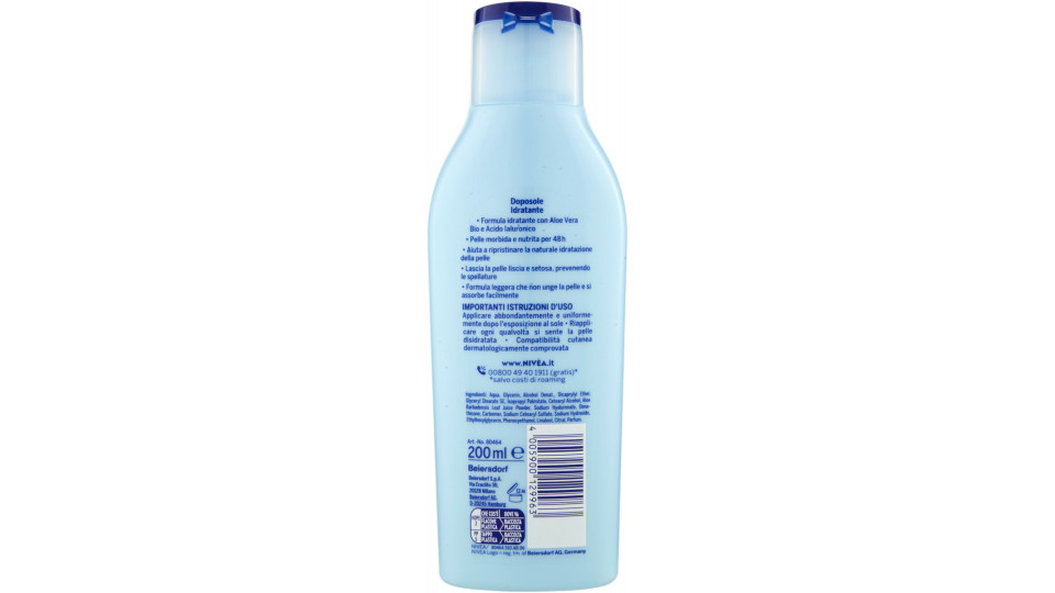Nivea Sun doposole hydrate Latte Doposole rinfrescante 200 ml