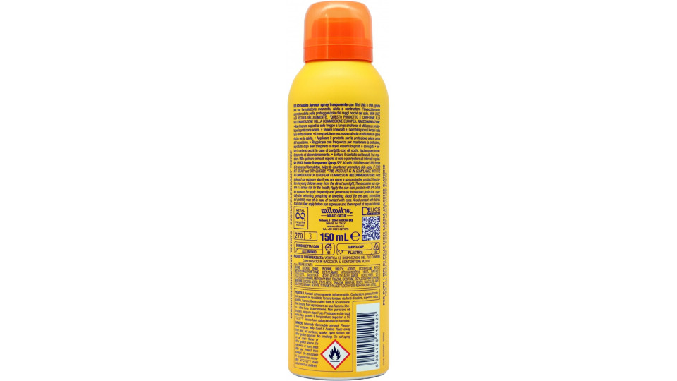 Delice spray solare invisibile spf30 ml.150