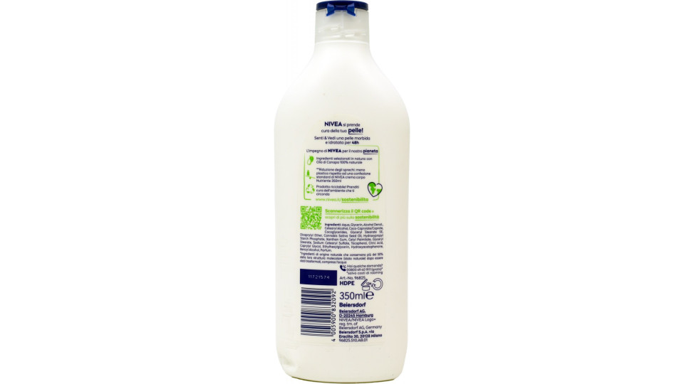 Nivea crema corpo naturally ml.350