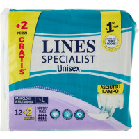 Lines Specialist Unisex Pannoloni a Mutandina Tg. L Super/Maxi...