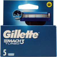 gillette mach3 turbo ricarica x 5