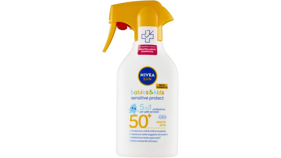 Nivea Sun babies & kids sensitive protect 50+ Molto Alta 270 ml