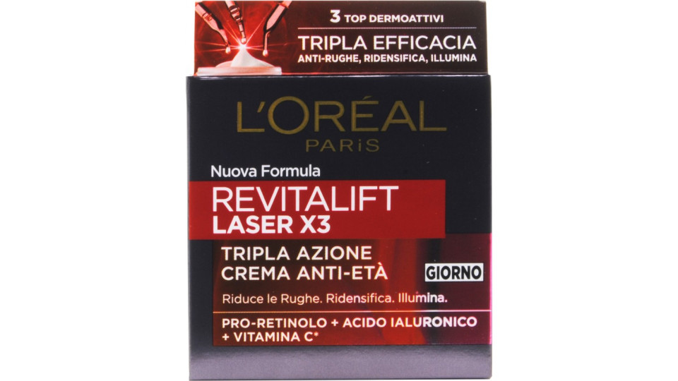 L'Oréal Crema Viso Giorno Antietà Revitalift Laser X3 ml.50