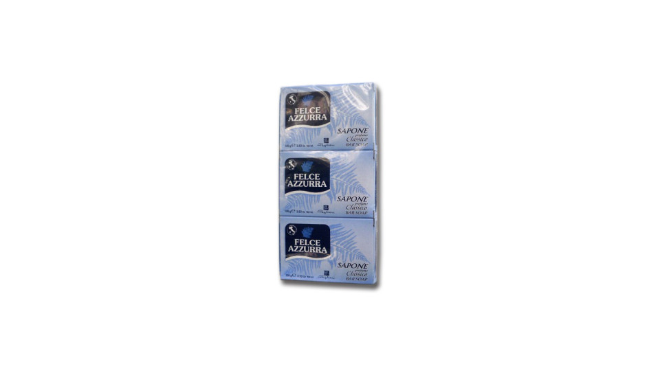 Saponetta Felce azzurra classica - gr.100x3