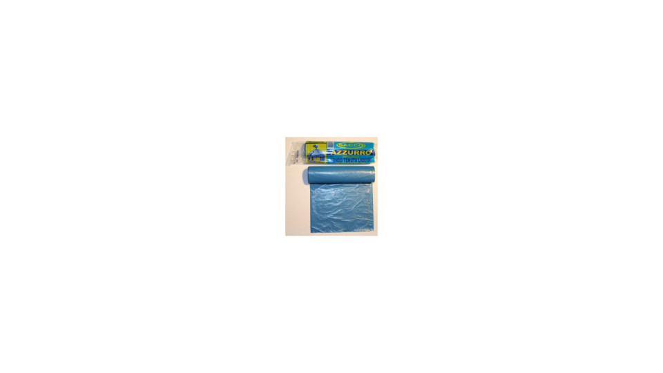 Bz sacco immondizia azzurro cm.50x60