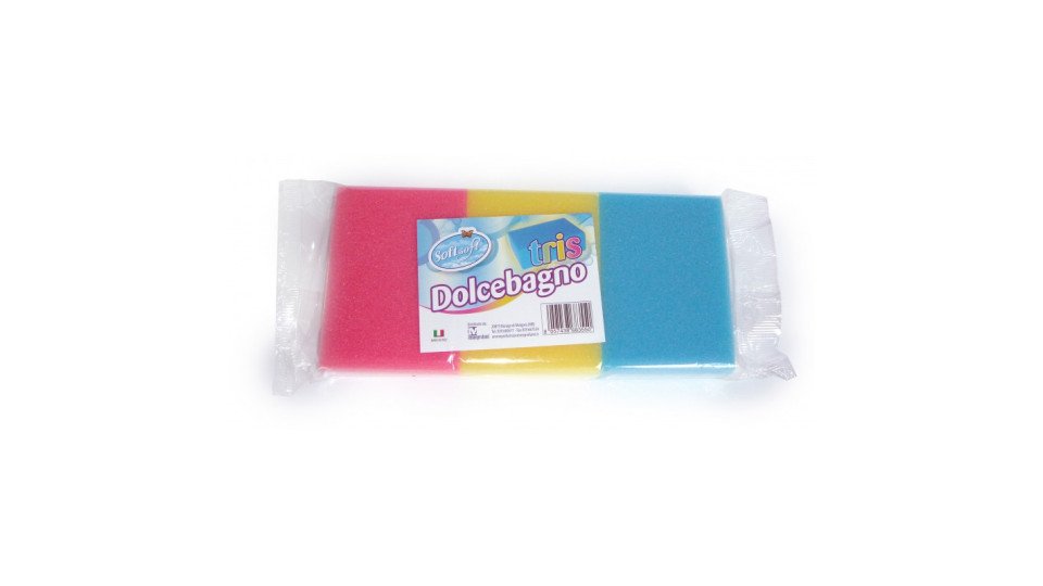 Soft Soft spugna dolcebagno tris