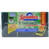 Spontex spugna Universale Antibatterica pz.3