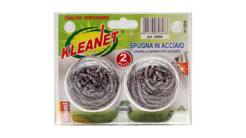 Fatigati spugna acciaio pz.2