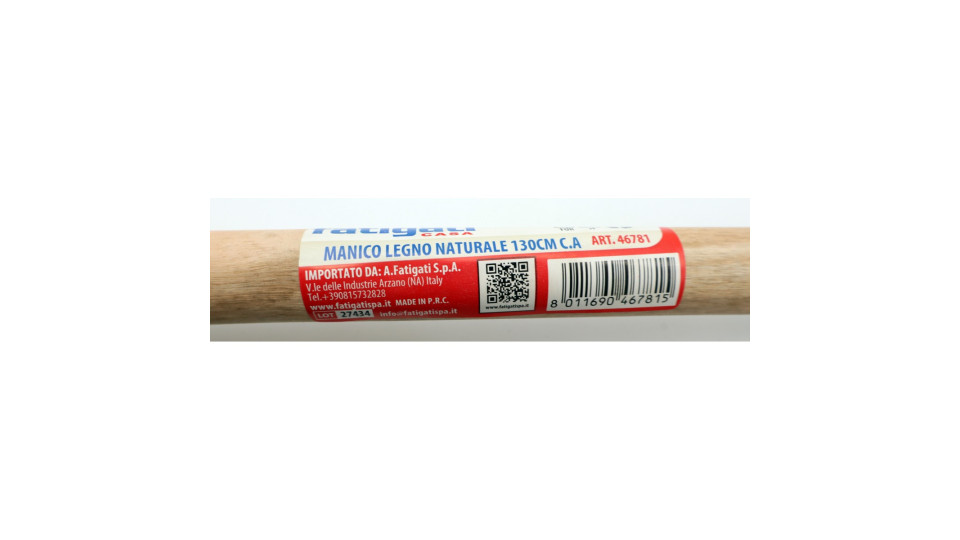 Fatigati manico in legno naturale cm.130