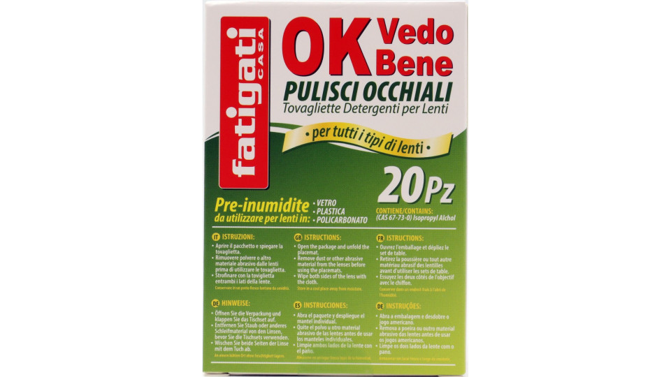 Fatigati pulisci ochiali pz.20