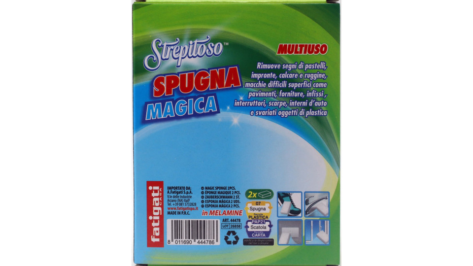 Fatigati spugna magica strepitosa pz.2