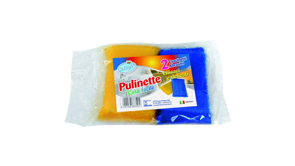 Soft Soft pulinet abrasiva color x 2