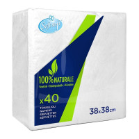 Soft Soft tovaglioli bianco 38x38cm pz.40