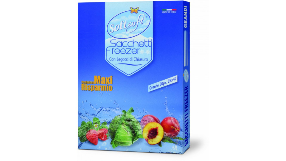 Soft Soft sacchetti freezer cm.28x42 30 pz