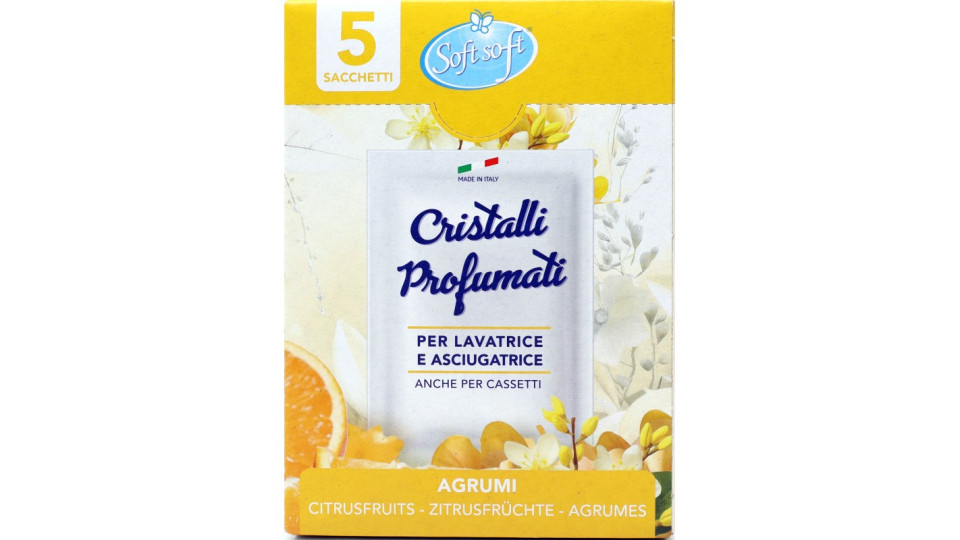 Soft soft cristalli profumati per lavatrice e asciugatrice...