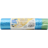 Magia sacco immondizia azzurro con maniglie cm.55x65 pz.15 LT.45