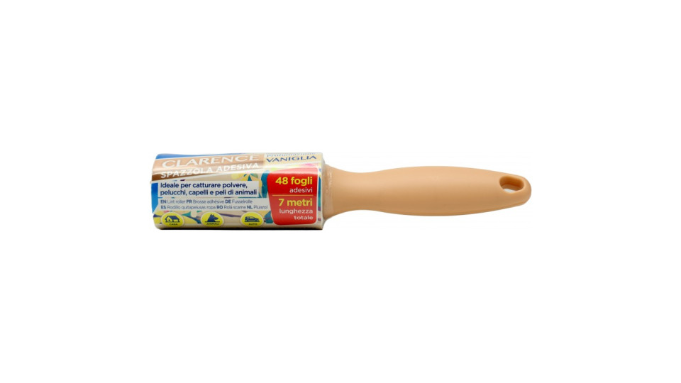 Keyclean spazzola adesiva vaniglia 48 fogli mt.7