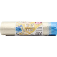 Magia sacco immondizia trasparente con maniglie cm.55x65 pz.15...