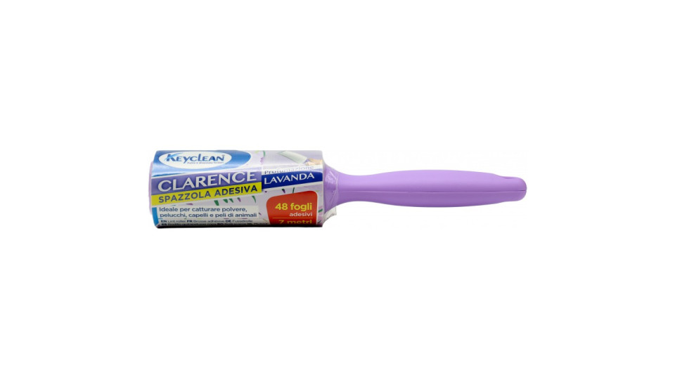 Keyclean spazzola adesiva lavanda 48 fogli mt.7
