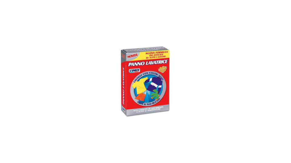 Panno unico lavatrice x colori x12