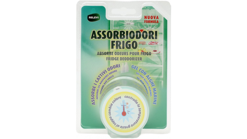 Relevi Assorbiodori Frigo Gel con Alghe Marine 40 g