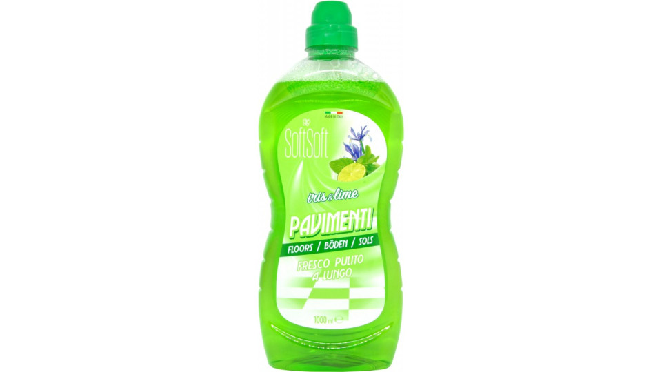 Soft Soft detersivo pavimenti iris lime lt.1