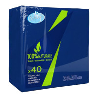 Soft Soft tovaglioli blu scuro 38x38cm pz.40