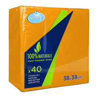 Soft Soft tovaglioli arancio 38x38cm pz.40