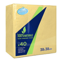 Soft soft tovaglioli giallo pallido cm.38x38 pz.40