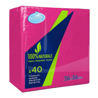 Soft Soft tovaglioli fucsia 38x38cm pz.40