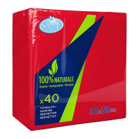 Soft Soft tovaglioli rosso 38x38cm pz.40