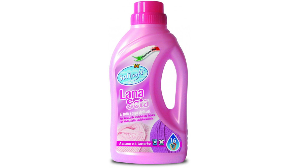 Soft Soft detersivo lana seta rosa lt.1