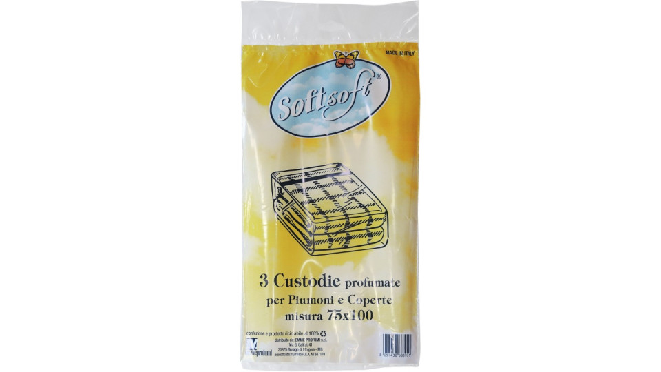 Soft Soft sacco piumoni e coperte pezzi 3 cm.75x100