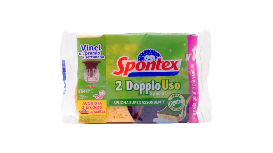 Spontex spugna doppio uso special pz.2
