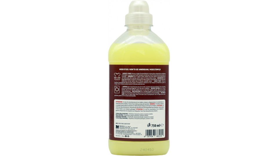 Soft Soft ammorbidente concentrato ambra e vaniglia ml.750