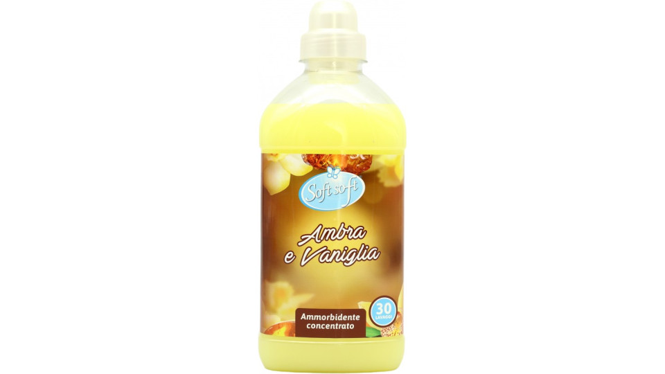 Soft Soft ammorbidente concentrato ambra e vaniglia ml.750