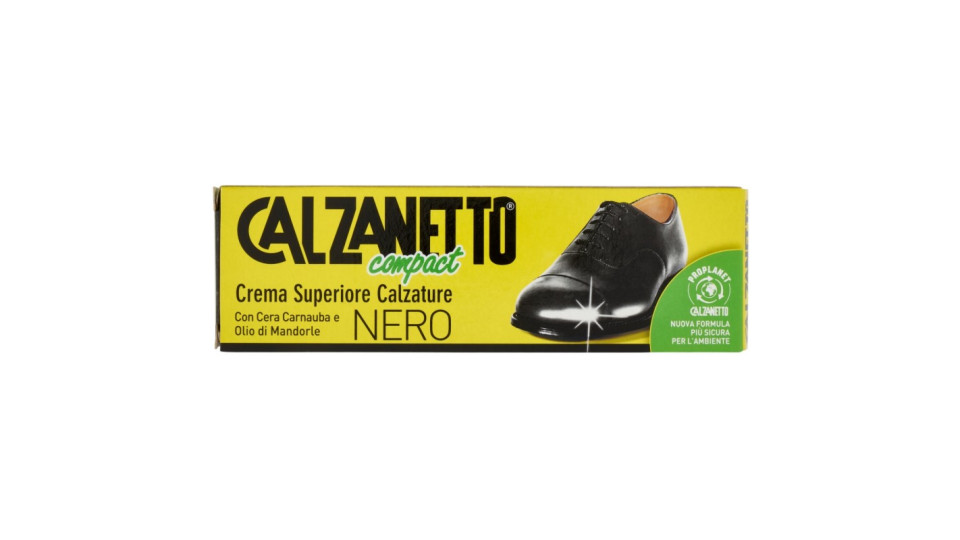 Calzanetto compact Crema Superiore Calzature Nero 40 ml