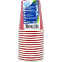 Soft soft bicchieri di carta riciclabili colore fucsia cl.20...