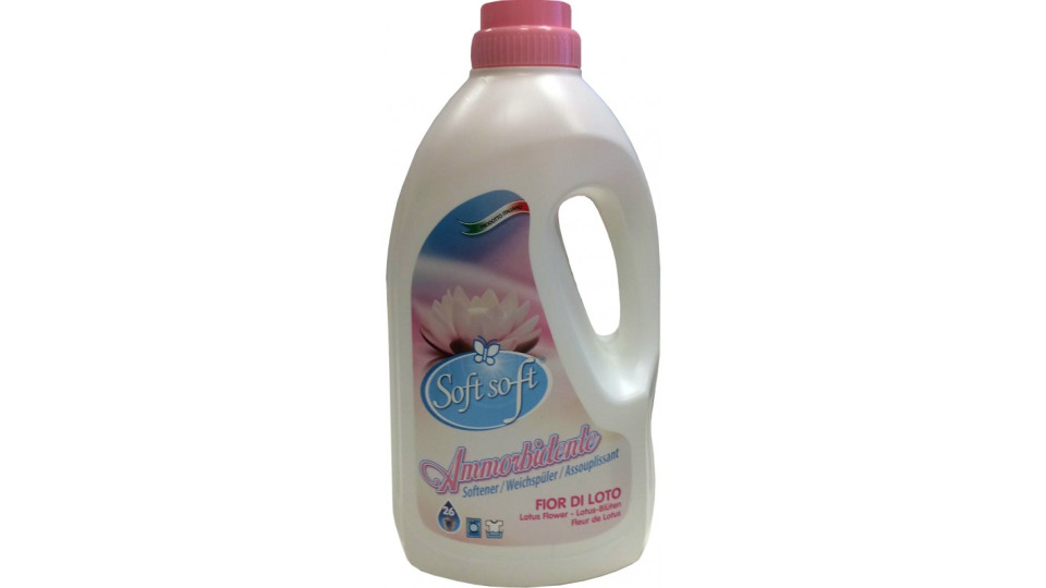 soft soft ammorbidente fior di loto 26 lavaggi lt.2