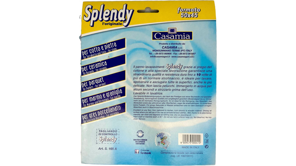 Splendy panno lavapavimenti 50x45 cm