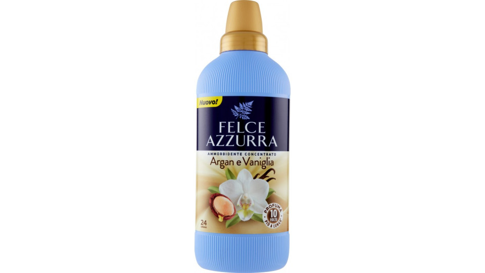 Felce Azzurra Ammorbidente Concentrato Argan e Vaniglia 600 ml.