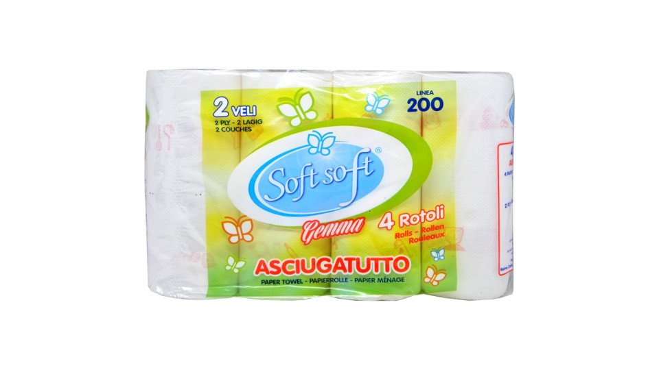 Soft Soft asgiugatutto gemma 4 rotoli