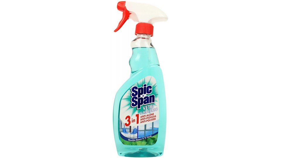 Spic&Span vetri muschio bianco e te verde ml.500