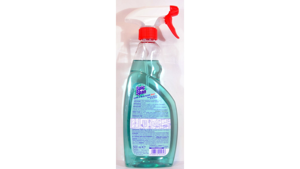Spic&Span vetri muschio bianco e te verde ml.500