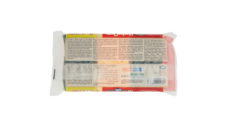 Arix MasterClean Spugna Forte in cellulosa 2 pz + 1 Gratis