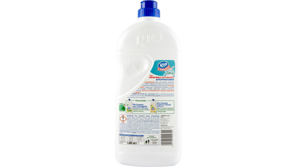 Rio Casamia Igienizzante con Ammoniaca Detergente profumo...