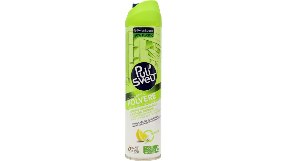 Pulisvelt acchiappa polvere limone ml300