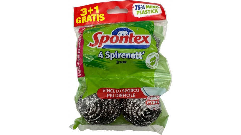 Spontex spirenett 3+1 gratis busta